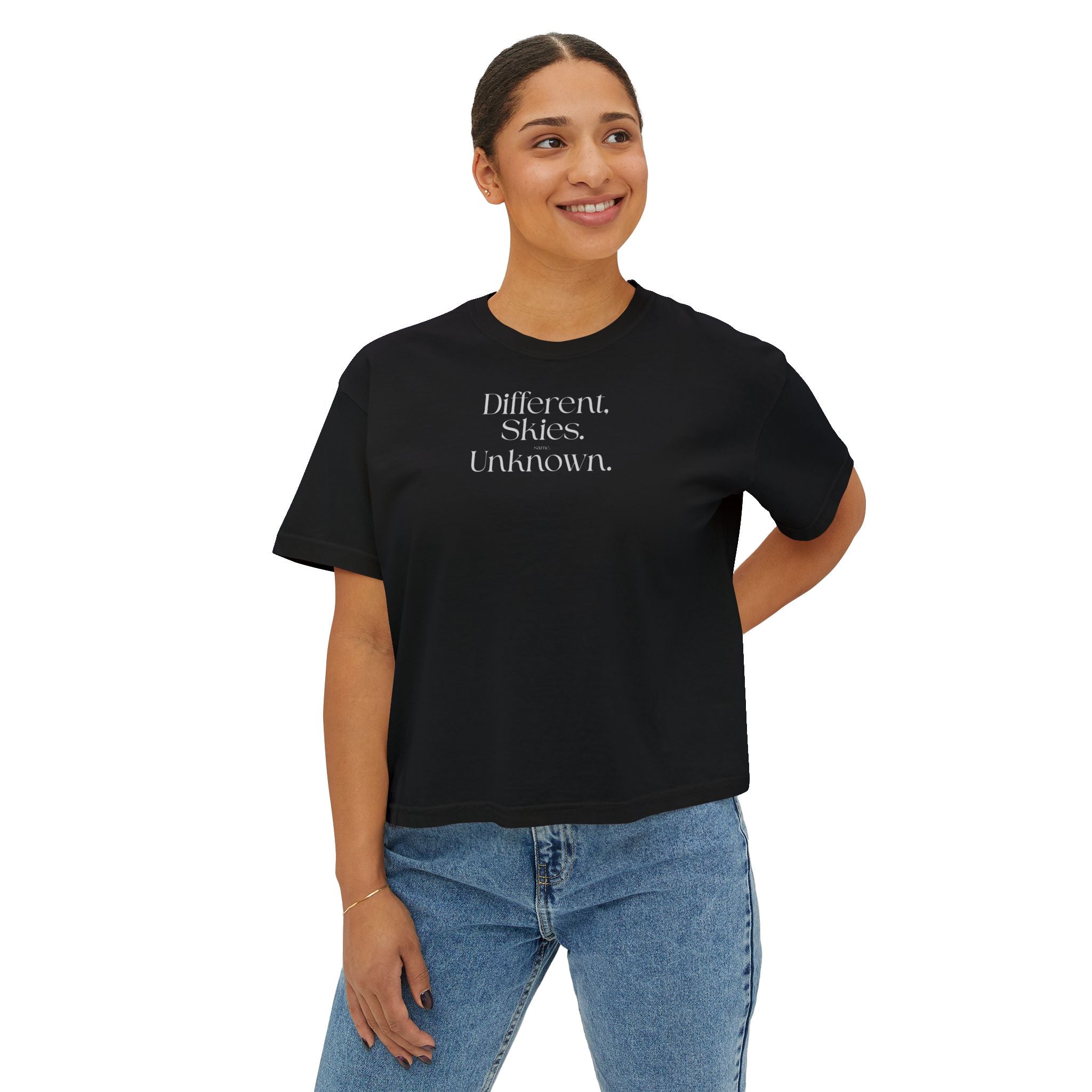 Different Skies Unknown Women's Boxy Tee