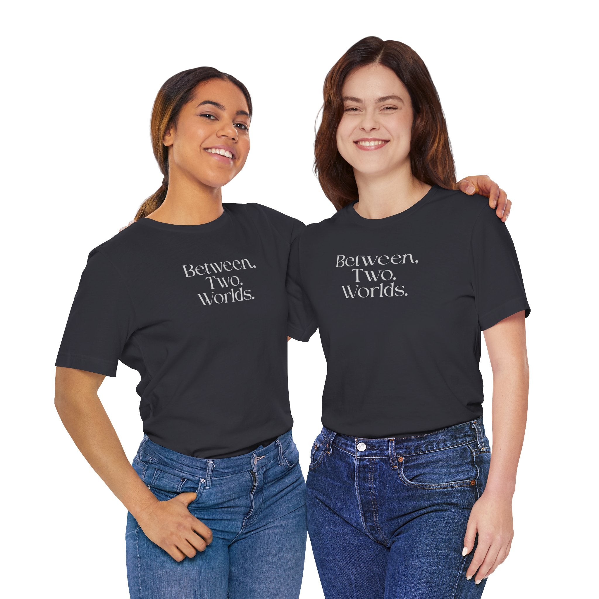 Between Two Worlds Minimalist Tee