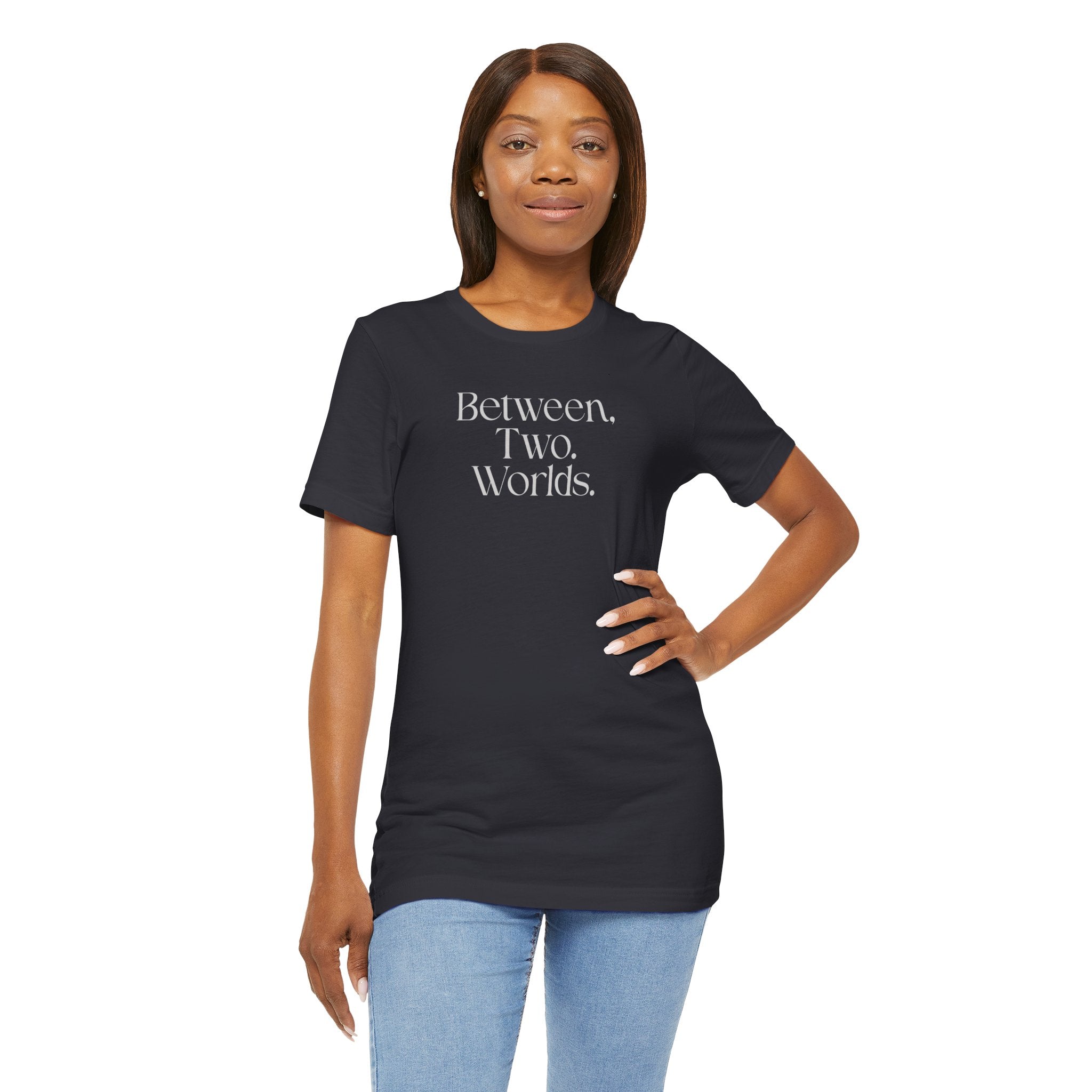 Between Two Worlds Minimalist Tee