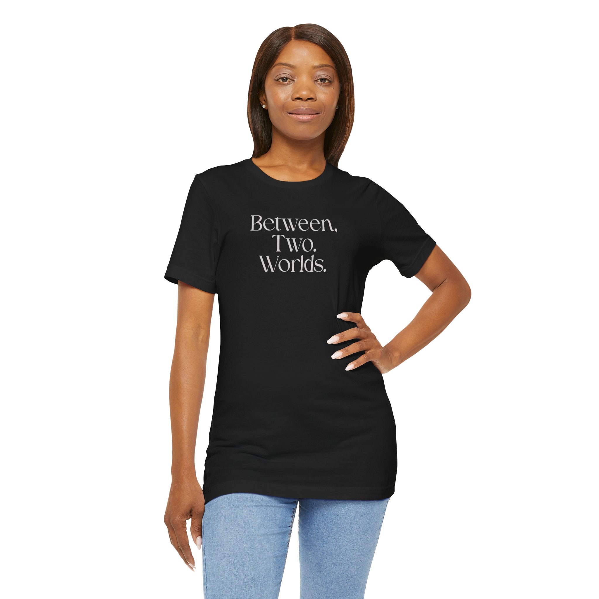 Between Two Worlds Minimalist Tee